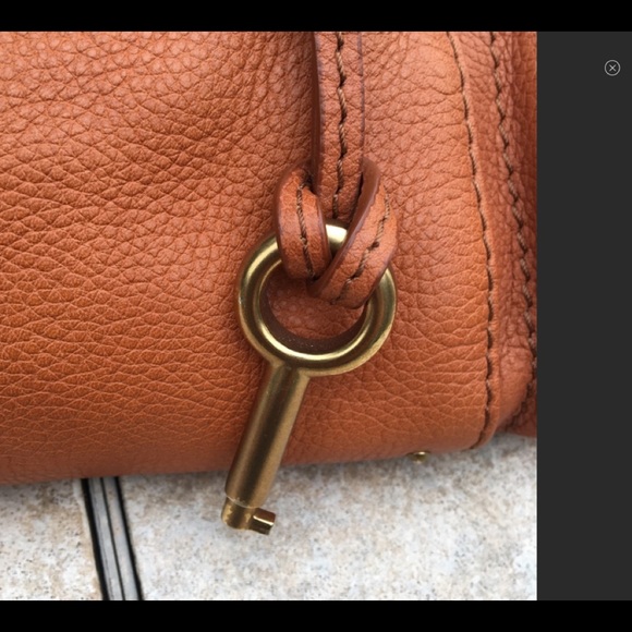 Besso caramel leather paddington lock bag - Picture 6 of 13